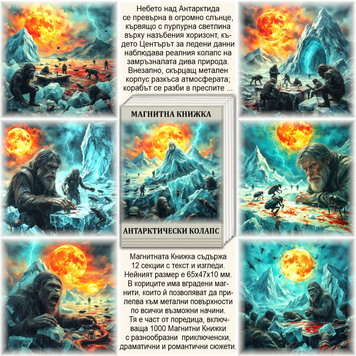 Антарктически Колапс - Магнитна Книжка