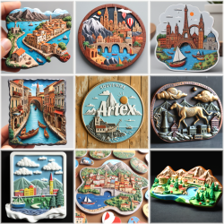 3Д Релефни Магнитни Сувенири