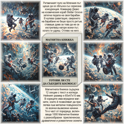 Готови ли сте да събудите космоса? - Магнитна Книжка