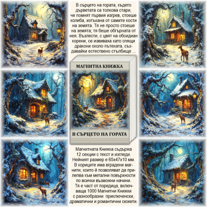 В сърцето на гората - Магнитна Книжка